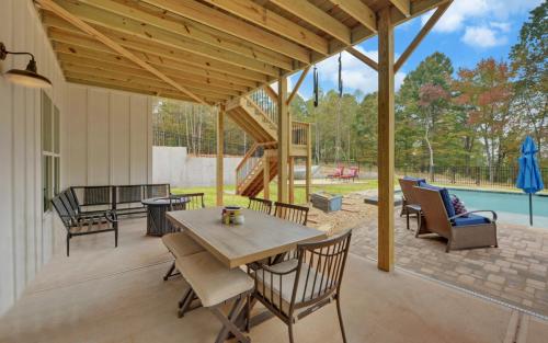 Plan-DG1030-covered screened porch | Sundeck | Outdoor Living Space Photos of Custom Homes Built By Southernwood Homes | Custom Home Builder Northeast Georgia