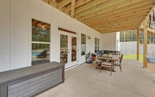 Plan-DG1030-covered screened porch | Sundeck | Outdoor Living Space Photos of Custom Homes Built By Southernwood Homes | Custom Home Builder Northeast Georgia