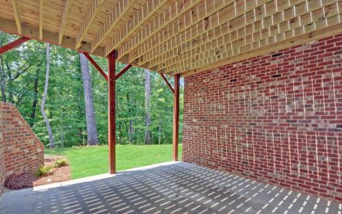 Plan-SW1036-covered screened porch | Sundeck | Outdoor Living Space Photos of Custom Homes Built By Southernwood Homes | Custom Home Builder Northeast Georgia