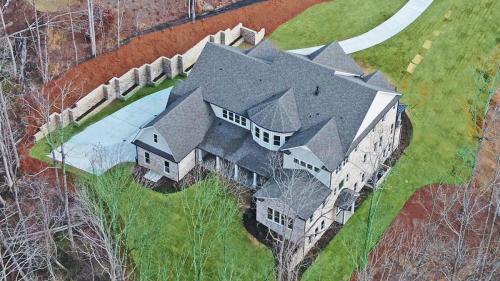Plan # FB1038 |  New Construction Flowery Branch GA | Stone, Brick And Siding Two-Story Home Custom Home
